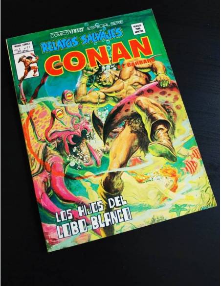 EXCELENTE ESTADO RELATOS SALVAJES 77 CONAN VERTICE