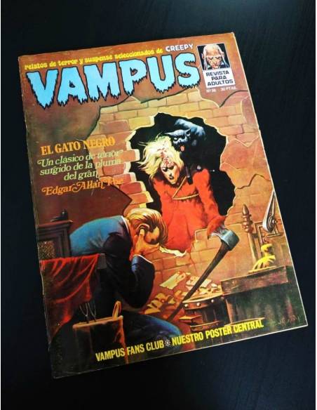 MUY BUEN ESTADO VAMPUS 36 CREEPY IBERO MUNDIAL INCLUYE POSTER