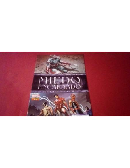 LIBRO SEXTO MIEDO ENCARNADO 3 EXCELENTE ESTADO PANINI
