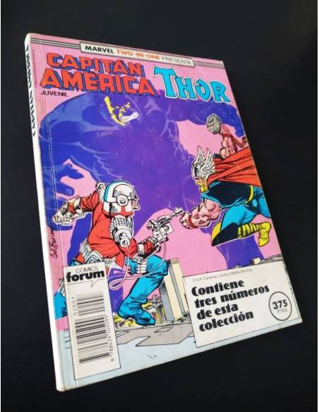 MUY BUEN ESTADO CAPITAN AMERICA 54 AL 56 FORUM RETAPADO