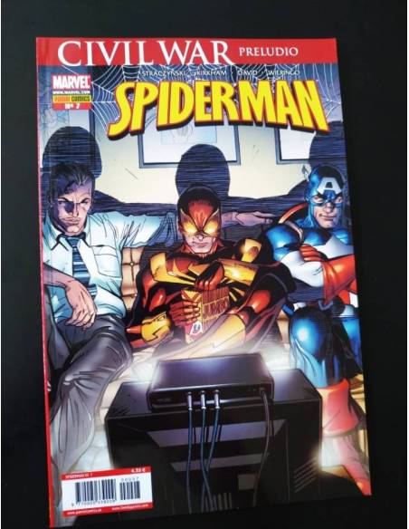 DE KIOSCO SPIDERMAN 7 CIVIL WAR PANINI COMICS
