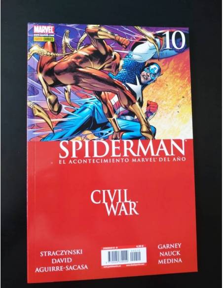 DE KIOSCO SPIDERMAN 10 CIVIL WAR PANINI COMICS