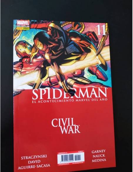 DE KIOSCO SPIDERMAN 11 CIVIL WAR PANINI COMICS