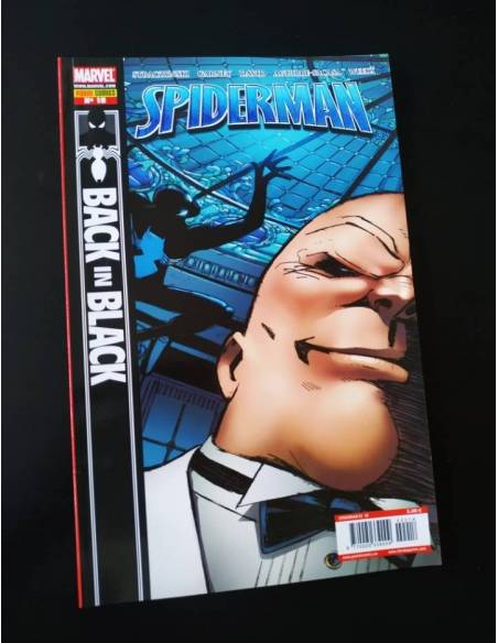 DE KIOSCO ESTADO EL ASOMBROSO SPIDERMAN 18 BLACK IN BLACK PANINI COMICS