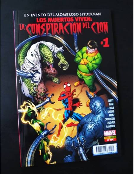 DE KIOSCO EL ASOMBROSO SPIDERMAN 124 LOS MUERTOS VIVEN LA CONSPIRACIÓN DEL CLON PANINI COMICS