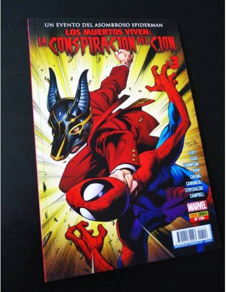DE KIOSCO EL ASOMBROSO SPIDERMAN 126 LOS MUERTOS VIVEN LA CONSPIRACIÓN DEL CLON 3 PANINI COMICS