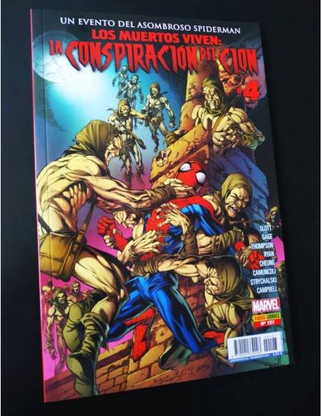 DE KIOSCO EL ASOMBROSO SPIDERMAN 127 LOS MUERTOS VIVEN LA CONSPIRACIÓN DEL CLON PANINI COMICS