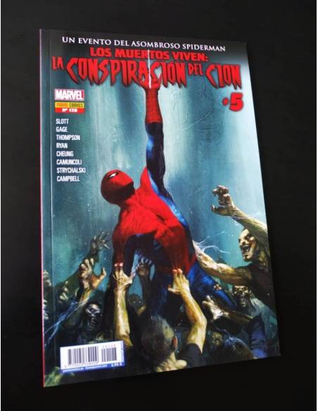 DE KIOSCO EL ASOMBROSO SPIDERMAN 128 LOS MUERTOS VIVEN LA CONSPIRACIÓN DEL CLON PANINI COMICS