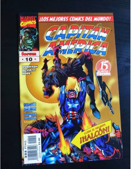 EXCELENTE ESTADO HEROES REBORN CAPITAN AMERICA 10 FORUM