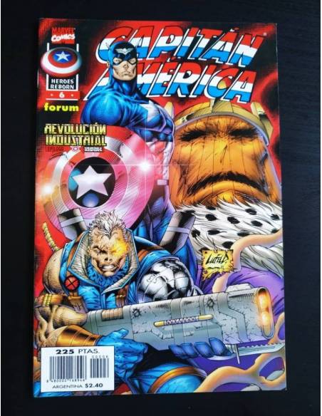 EXCELENTE ESTADO HEROES REBORN CAPITAN AMERICA 6 FORUM