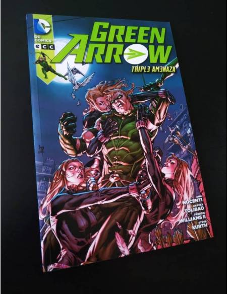 DE KIOSCO GREEN ARROW TRIPLE AMENAZA DC COMICS ECC TOMO