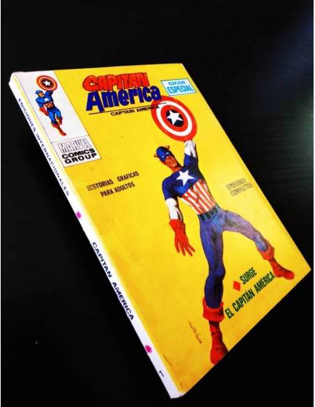 EXCELENTE ESTADO CAPITAN AMERICA 1 TACO VERTICE