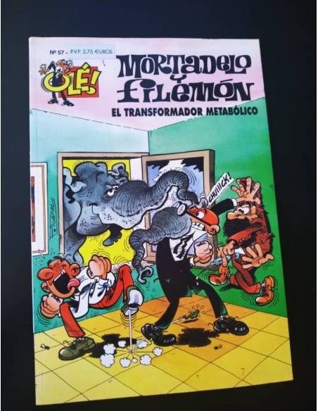 EXCELENTE ESTADO MORTADELO Y FILEMON 57 EDICIONES B 3° TERCERA EDICION OLE