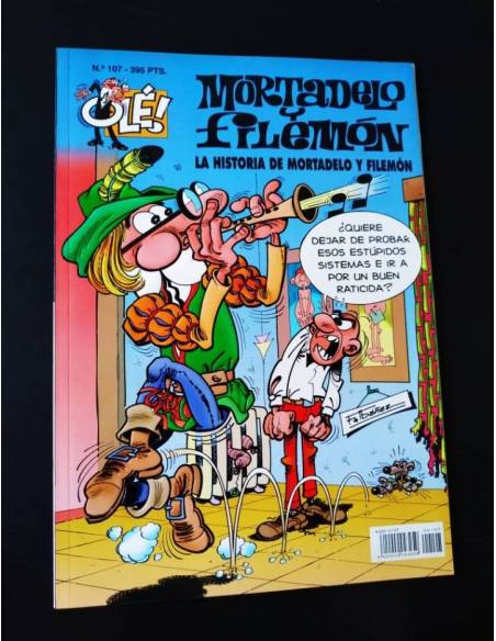EXCELENTE ESTADO MORTADELO Y FILEMON 107 EDICIONES B 2° SEGUNDA EDICION OLE