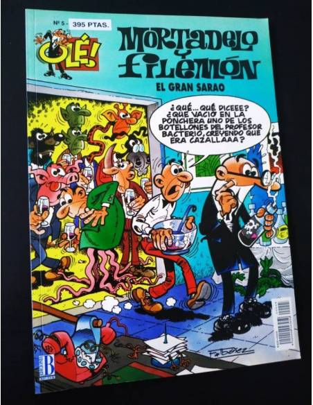EXCELENTE ESTADO MORTADELO Y FILEMON 5 EDICIONES B 1° PRIMERA EDICION OLE