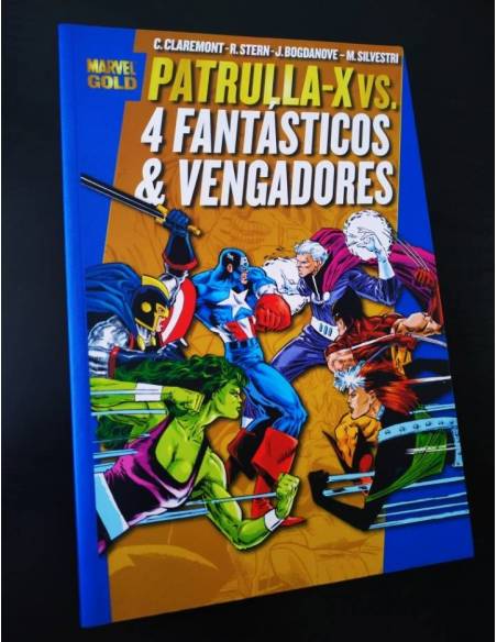 DE KIOSCO LA PATRULLA X VS LOS 4 FANTASTICOS Y LOS VENGADORES MARVEL GOLD PANINI COMICS
