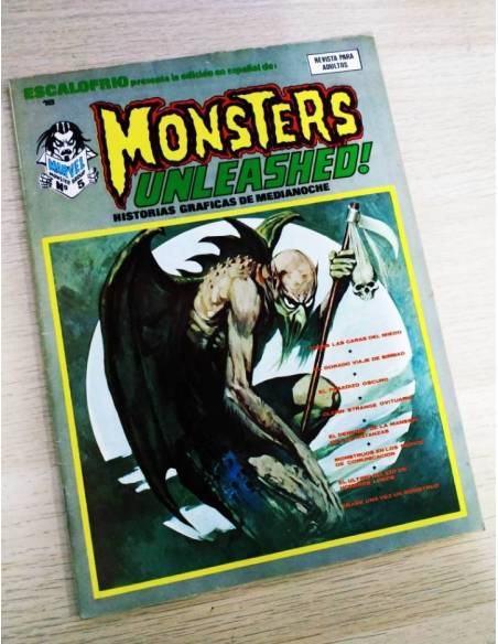 CASI EXCELENTE ESTADO ESCALOFRIO 16 MONSTERS 5 VERTICE