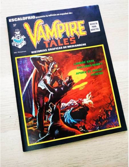 MUY BUEN ESTADO ESCALOFRIO 27 VAMPIRE 7 VERTICE