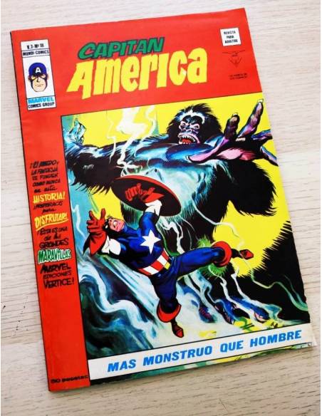 CASI EXCELENTE ESTADO CAPITAN AMERICA 18 VOL III VERTICE