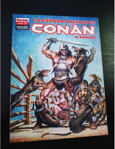 EXCELENTE ESTADO LA ESPADA SALVAJE DE CONAN 57 EDICION COLECCIONISTAS FORUM