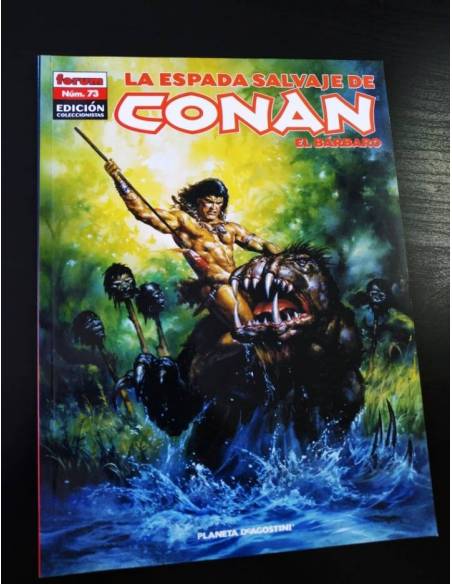 EXCELENTE ESTADO LA ESPADA SALVAJE DE CONAN 73 EDICION COLECCIONISTAS FORUM