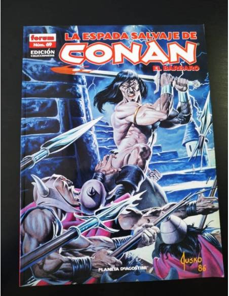 EXCELENTE ESTADO LA ESPADA SALVAJE DE CONAN 69 EDICION COLECCIONISTAS FORUM