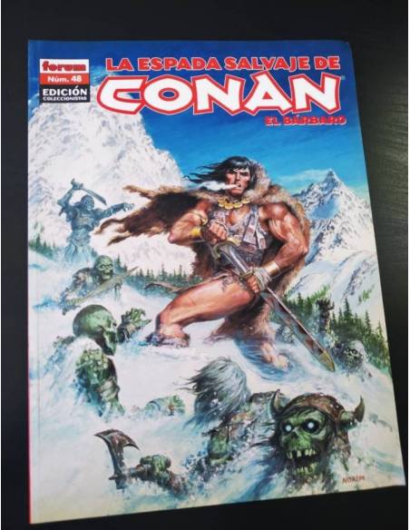 EXCELENTE ESTADO LA ESPADA SALVAJE DE CONAN 48 EDICION COLECCIONISTAS FORUM