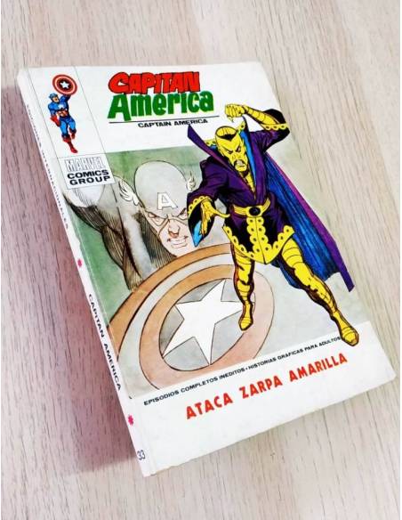 CASI EXCELENTE ESTADO CAPITAN AMERICA 33 VÉRTICE TACO