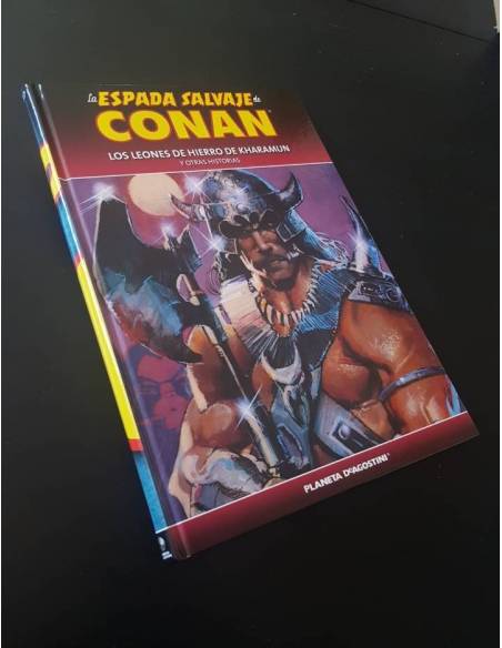 EXCELENTE ESTADO CONAN 37 TOMO LOS LEONES DE HIERRO DE KHARAMUN PLANETA