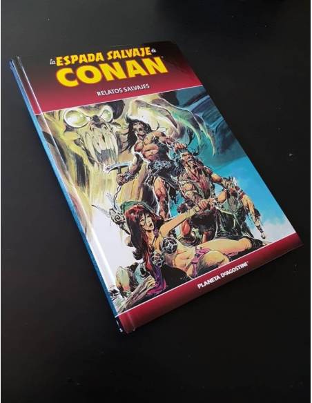 CASI EXCELENTE ESTADO CONAN 1 TOMO RELATOS SALVAJES PLANETA