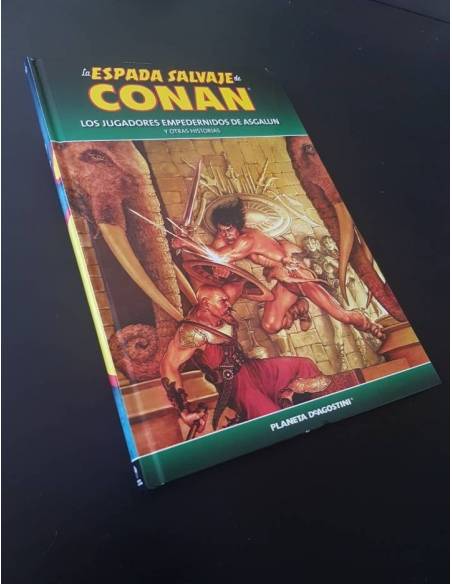 EXCELENTE ESTADO CONAN 30 TOMO LOS JUGADORES EMPEDERNIDOS DE ASGALUN PLANETA