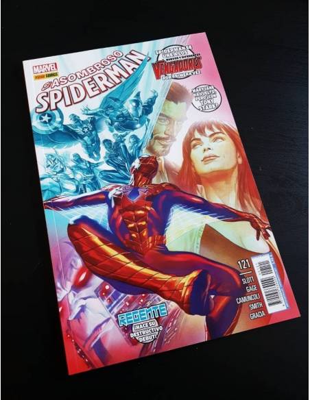 DE KIOSCO EL ASOMBROSO SPIDERMAN 121 PANINI