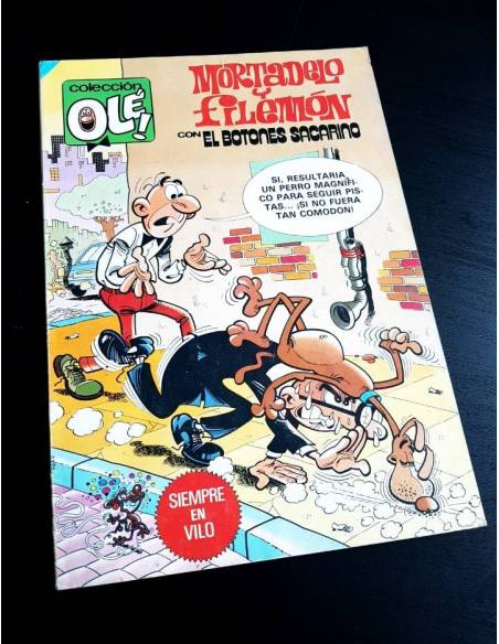 MUY BUEN ESTADO MOTADELO Y FILEMON 208 2° EDICION OLE BRUGUERA