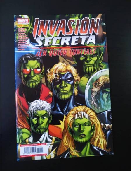 EXCELENTE ESTADO INVASION SECRETA EN QUIEN CONFIAS PANINI COMICS
