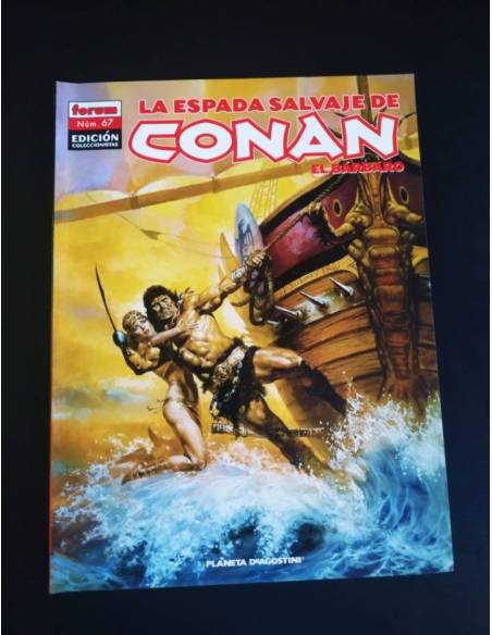 EXCELENTE ESTADO LA ESPADA SALVAJE DE CONAN 67 EDICION COLECCIONISTA PLANETA