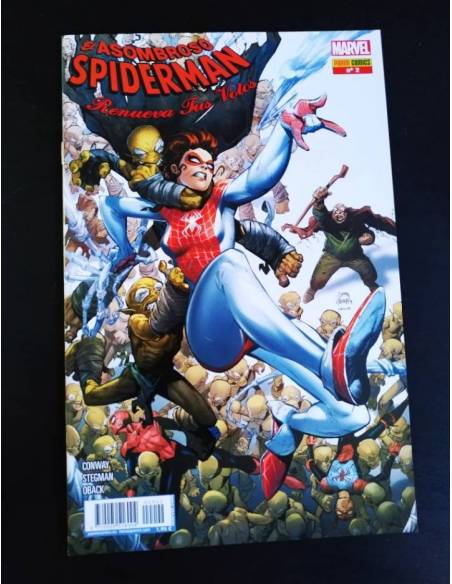 DE KIOSCO EL ASOMBROSO SPIDERMAN RENUEVA TUS FOTOS 2 PANINI COMICS