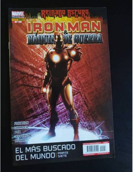 EXCELENTE ESTADO IRON MAN Y MAQUINA DE GUERRA 26 PANINI COMICS