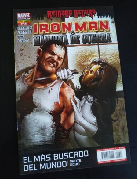 EXCELENTE ESTADO IRON MAN Y MAQUINA DE GUERRA 27 PANINI COMICS