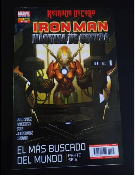 EXCELENTE ESTADO IRON MAN Y MAQUINA DE GUERRA 25 PANINI COMICS