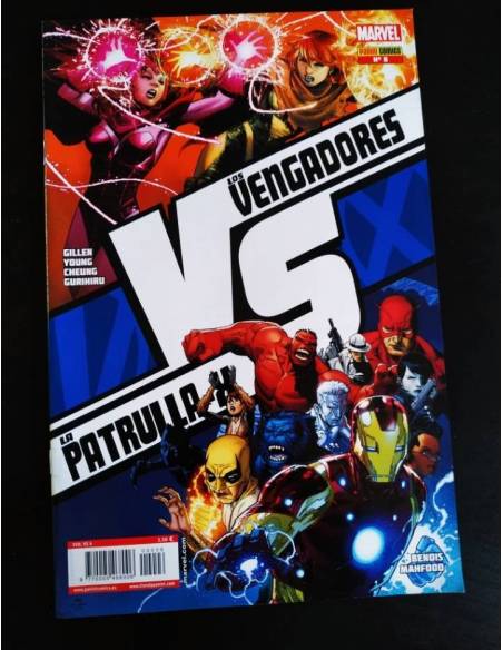 DE KIOSCO LOS VENGADORES VS LA PATRULLA X 6 PANINI COMICS