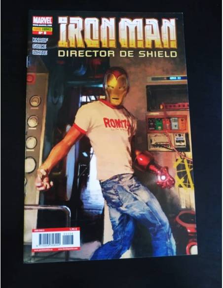 CASI EXCELENTE ESTADO IRON MAN 8 DIRECTOR DE SHIELD PANINI COMICS