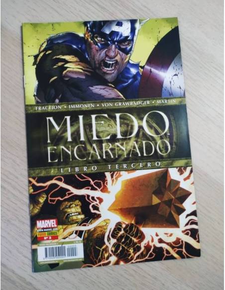 EXCELENTE ESTADO MIEDO ENCARNADO 3 PANINI COMICS