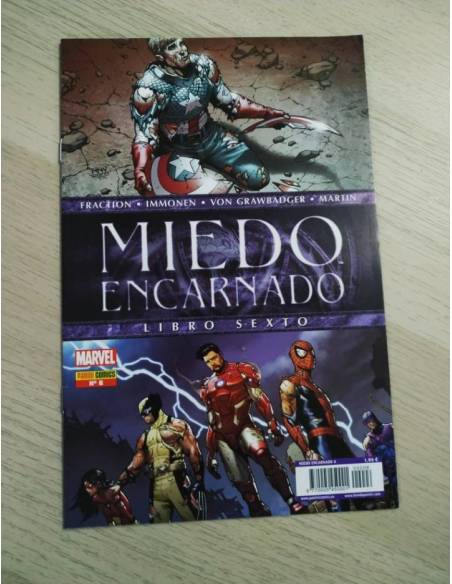 EXCELENTE ESTADO MIEDO ENCARNADO 6 PANINI COMICS