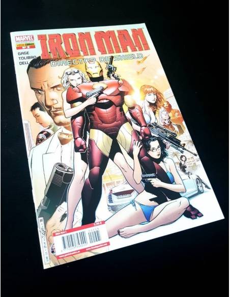 DE KIOSCO IRON MAN DIRECTOR DE SHIELD 5 PANINI