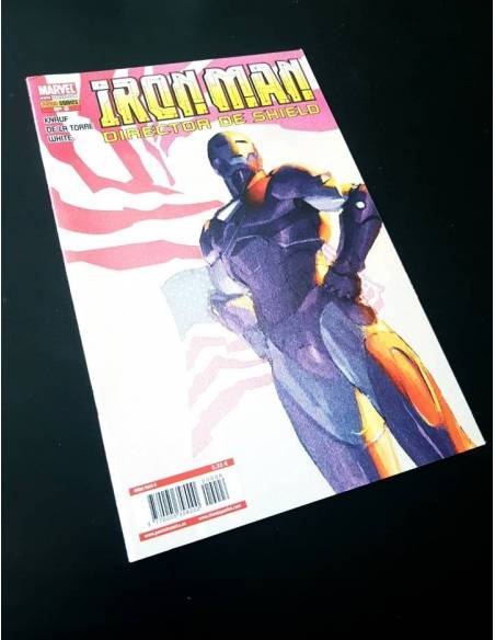 CASI EXCELENTE ESTADO IRON MAN DIRECTOR DE SHIELD 6 PANINI