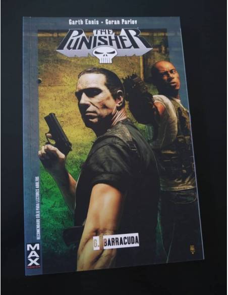 DE KIOSCO THE PUNISHER 6 BARRACUDA MAX COMICS PANINI
