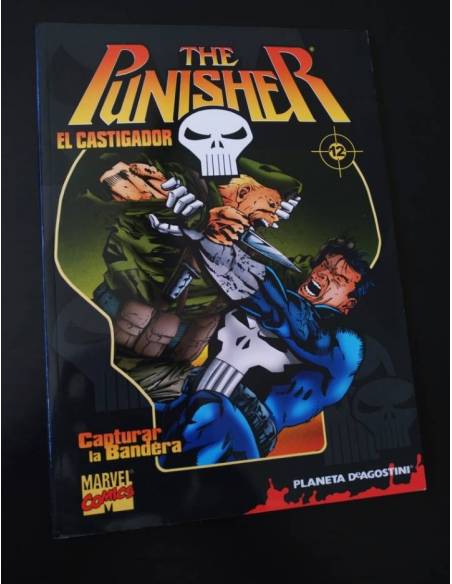 CASI EXCELENTE ESTADO THE PUNISHER EL CASTIGADOR 12 CAPTURAR LA BANDERA PLANETA COLECCIONABLE