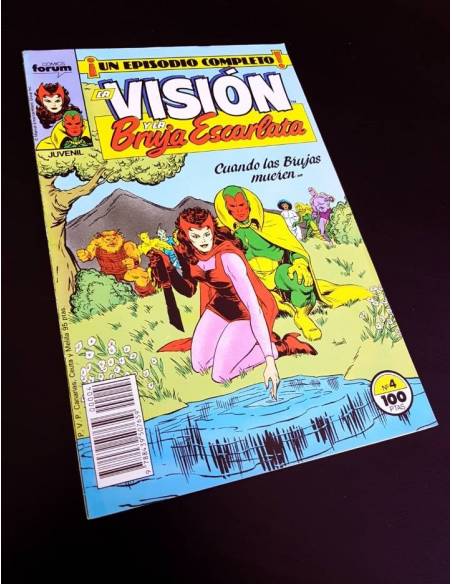 EXCELENTE ESTADO LA VISION Y LA BRUJA ESCARLATA 4 FORUM