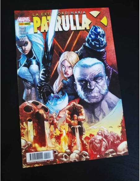 DE KIOSCO LA EXTRAORDINARIA PATRULLA X 6 PANINI COMICS