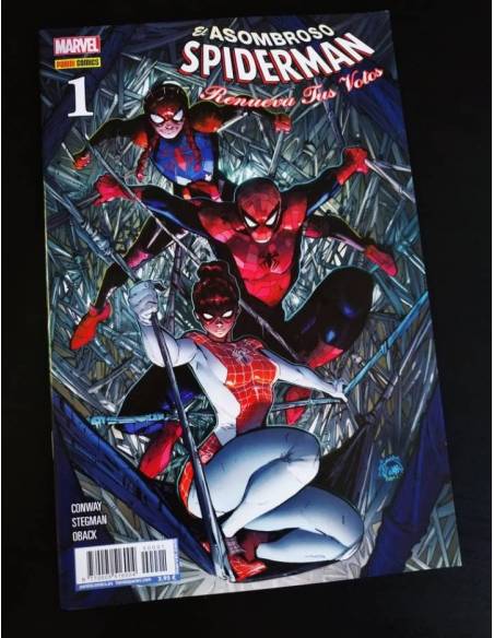DE KIOSCO EL ASOMBROSO SPIDERMAN 1 RENUEVA TUS VOTOS PANINI COMICS